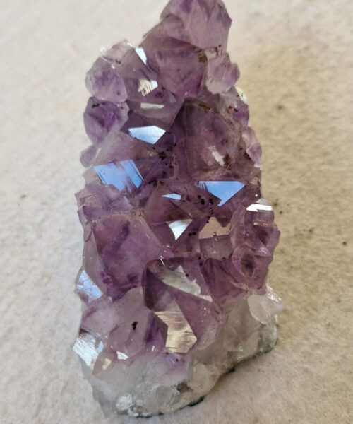 Large Premium High Grade Amethyst Raw Druzy Cluster Piece 119 - 637g H6xW13xD6cm