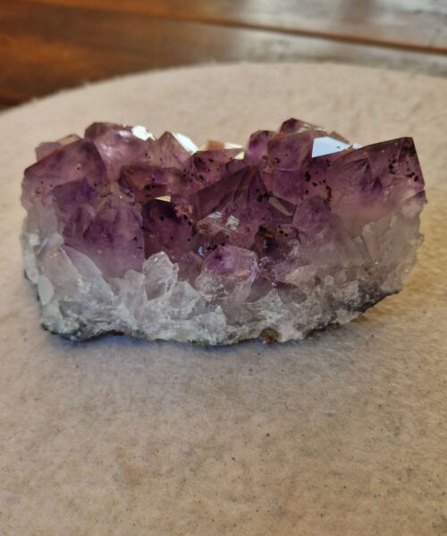 Large Premium High Grade Amethyst Raw Druzy Cluster Piece 119 - 637g H6xW13xD6cm - Image 6