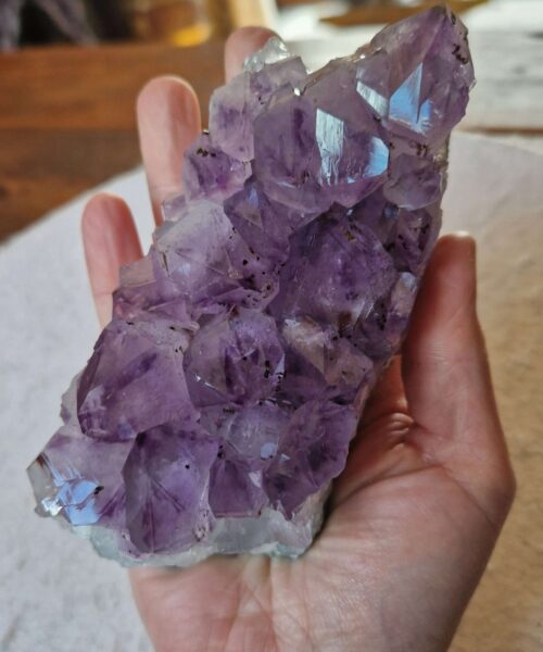 Large Premium High Grade Amethyst Raw Druzy Cluster Piece 119 - 637g H6xW13xD6cm - Image 5