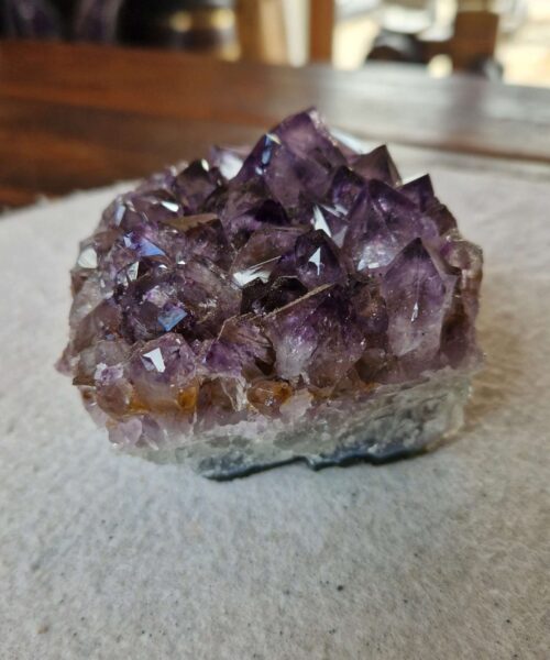 Large Premium High Grade Amethyst Raw Druzy Cluster Piece 120 - 797g H7xW10xD8.5cm - Image 7