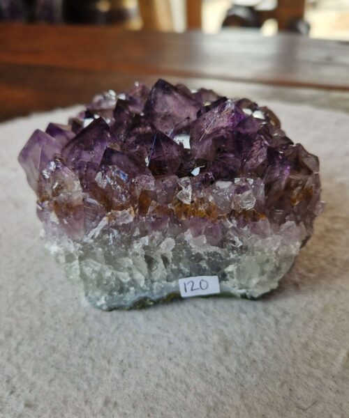 Large Premium High Grade Amethyst Raw Druzy Cluster Piece 120 - 797g H7xW10xD8.5cm - Image 6