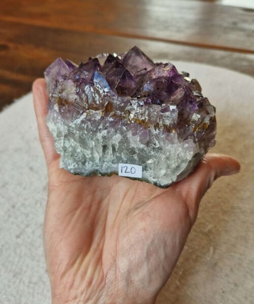 Large Premium High Grade Amethyst Raw Druzy Cluster Piece 120 - 797g H7xW10xD8.5cm - Image 4