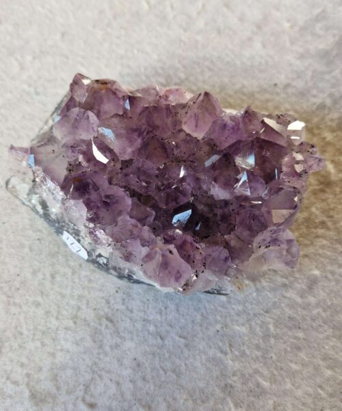 Premium High Grade Amethyst Druzy Cluster Piece 122 - 535g H5xW11xD7.5cm - Image 9