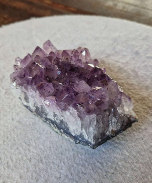 Premium High Grade Amethyst Druzy Cluster Piece 122 - 535g H5xW11xD7.5cm
