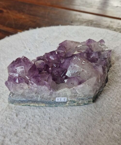 Large Premium High Grade Amethyst Raw Druzy Cluster Piece 123 - 936g H6xW16.5xD11cm - Image 8