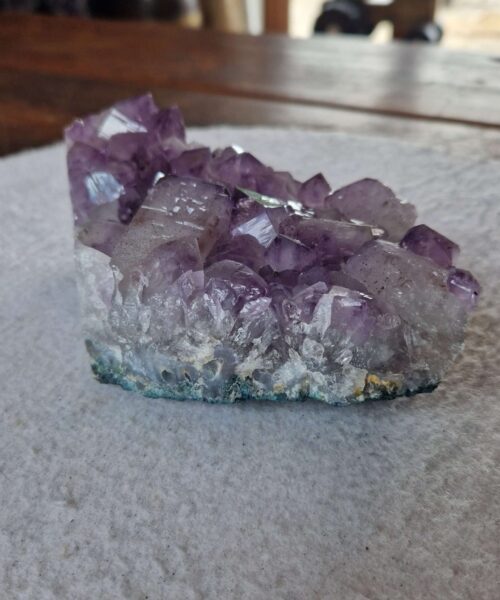 Large Premium High Grade Amethyst Raw Druzy Cluster Piece 123 - 936g H6xW16.5xD11cm - Image 7