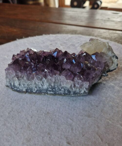 Large Premium High Grade Amethyst Raw Druzy Cluster Piece 124 - 982g H7xW16.5xD7cm - Image 10