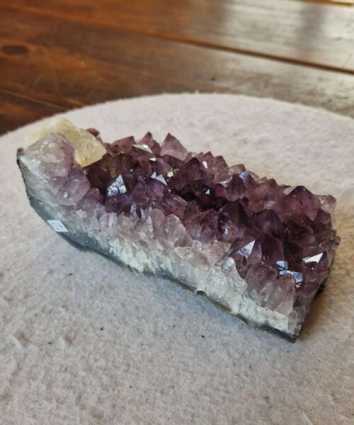 Large Premium High Grade Amethyst Raw Druzy Cluster Piece 124 - 982g H7xW16.5xD7cm - Image 7