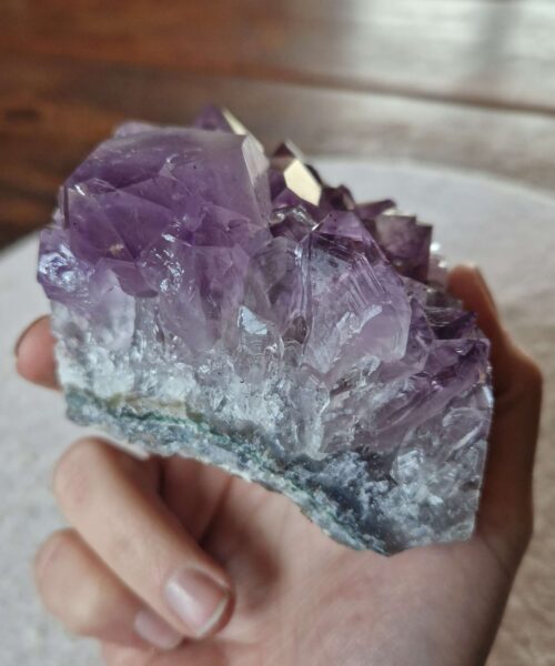 Large Premium High Grade Amethyst Raw Druzy Cluster Piece 125 - 725g H5.5xW10xD8cm - Image 4