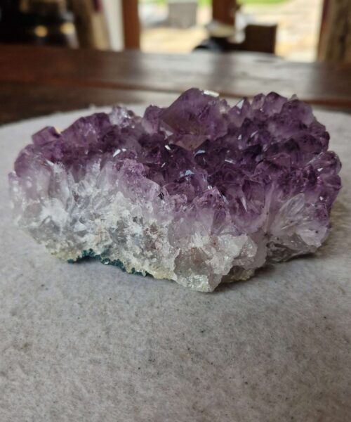 Large Premium High Grade Amethyst Raw Druzy Cluster Piece 126 - 682g H5.5xW12.5xD9cm - Image 10