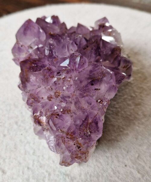 Large Premium High Grade Amethyst Raw Druzy Cluster Piece 129 - 972g H7.5xW16xD10.5cm