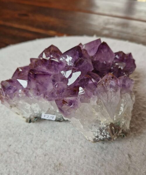 Large Premium High Grade Amethyst Raw Druzy Cluster Piece 129 - 972g H7.5xW16xD10.5cm - Image 7