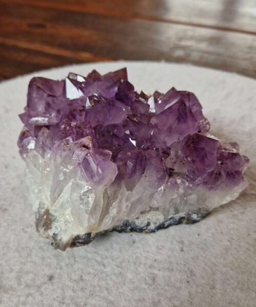 Large Premium High Grade Amethyst Raw Druzy Cluster Piece 129 - 972g H7.5xW16xD10.5cm - Image 6