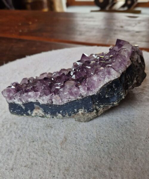 Large Premium High Grade Amethyst Raw Druzy Cluster Piece 130 - 898g H7.5xW17xD9cm - Image 7
