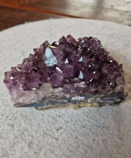 Large Premium High Grade Amethyst Raw Druzy Cluster Piece 131 - 861g H6xW12xD10cm - Image 8