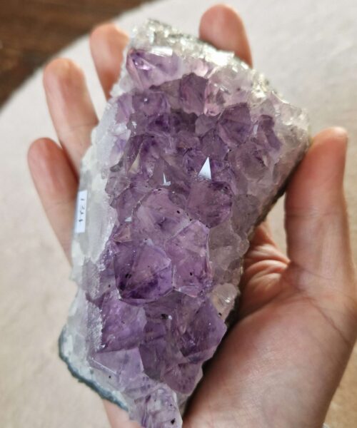 Premium High Grade Amethyst Druzy Cluster Piece 134 - 523g H5xW13xD7cm - Image 6