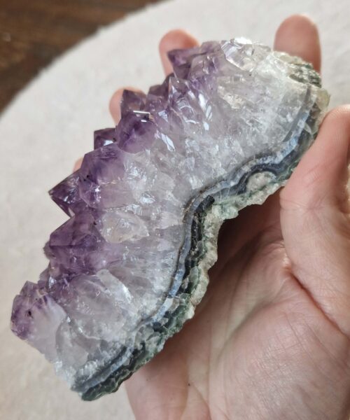 Premium High Grade Amethyst Druzy Cluster Piece 134 - 523g H5xW13xD7cm - Image 5