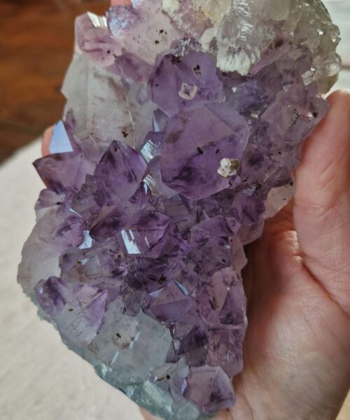Premium High Grade Amethyst Druzy Cluster Piece 135 - 574g H5xW13xD8cm - Image 4