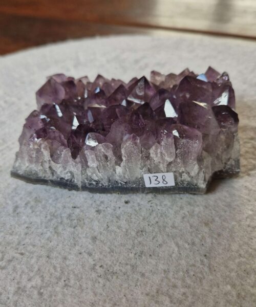 Premium High Grade Amethyst Druzy Cluster Piece 138 - 503g H4.5xW10.5xD7cm - Image 10