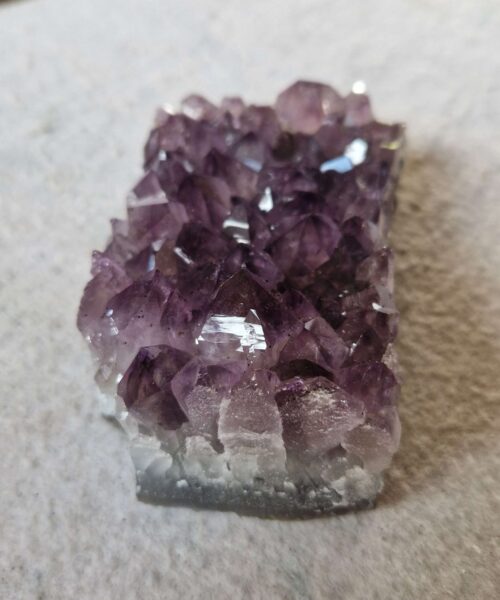 Premium High Grade Amethyst Druzy Cluster Piece 138 - 503g H4.5xW10.5xD7cm - Image 9