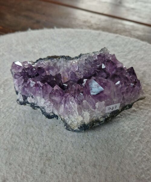Premium High Grade Amethyst Druzy Cluster Piece 141 - 466g H5.5xW13xD8cm - Image 10