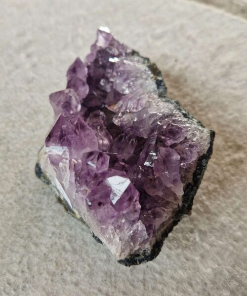 Premium High Grade Amethyst Druzy Cluster Piece 141 - 466g H5.5xW13xD8cm - Image 9