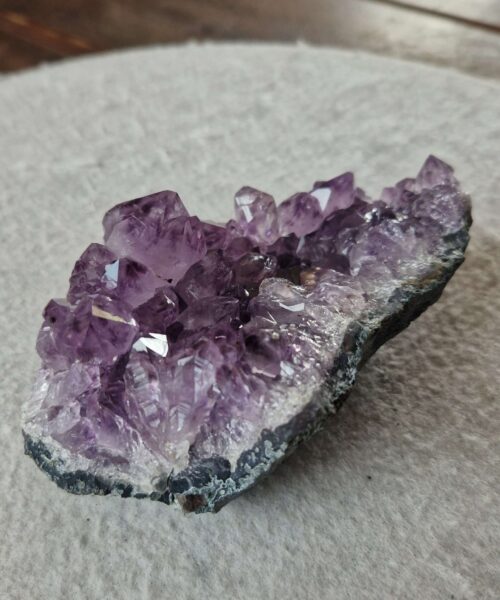 Premium High Grade Amethyst Druzy Cluster Piece 141 - 466g H5.5xW13xD8cm - Image 8