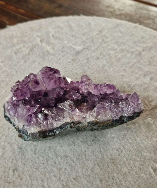 Premium High Grade Amethyst Druzy Cluster Piece 141 - 466g H5.5xW13xD8cm - Image 7