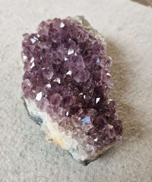 Premium High Grade Amethyst Druzy Cluster Piece 142 - 418g H4.5xW13xD8cm