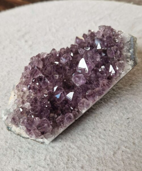 Premium High Grade Amethyst Druzy Cluster Piece 142 - 418g H4.5xW13xD8cm - Image 8