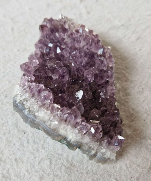 Premium High Grade Amethyst Druzy Cluster Piece 142 - 418g H4.5xW13xD8cm - Image 6