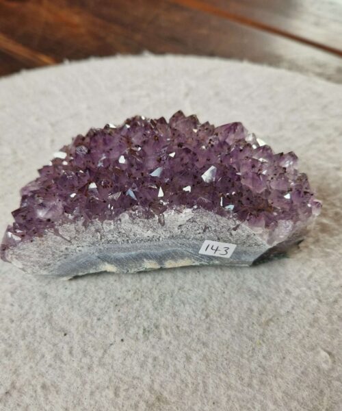 Premium High Grade Amethyst Druzy Cluster Piece 143 - 585g H4.5xW13xD9cm - Image 7