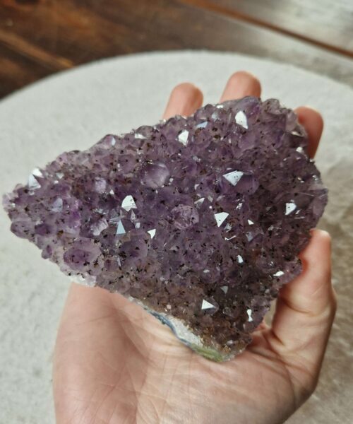 Premium High Grade Amethyst Druzy Cluster Piece 143 - 585g H4.5xW13xD9cm - Image 5