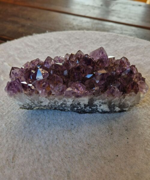 Premium High Grade Amethyst Druzy Cluster Piece 144 - 574g H5xW13xD6cm - Image 10