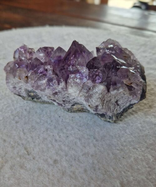 Premium High Grade Amethyst Druzy Cluster Piece 145 - 413g H6xW11xD5cm - Image 10