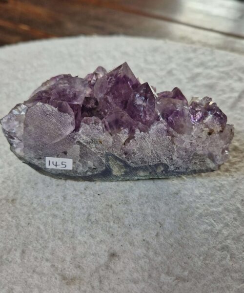 Premium High Grade Amethyst Druzy Cluster Piece 145 - 413g H6xW11xD5cm - Image 7