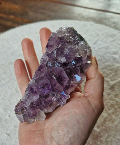 Premium High Grade Amethyst Druzy Cluster Piece 145 - 413g H6xW11xD5cm - Image 5