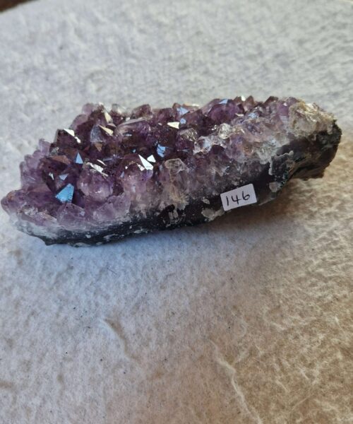 Premium High Grade Amethyst Druzy Cluster Piece 146 - 446g H5xW14xD6cm