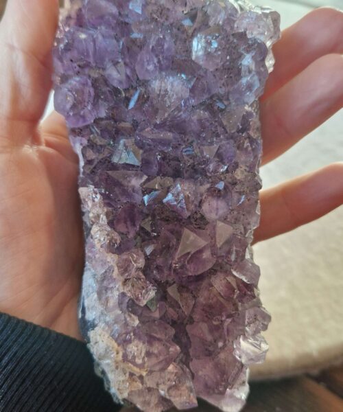 Premium High Grade Amethyst Druzy Cluster Piece 146 - 446g H5xW14xD6cm - Image 4
