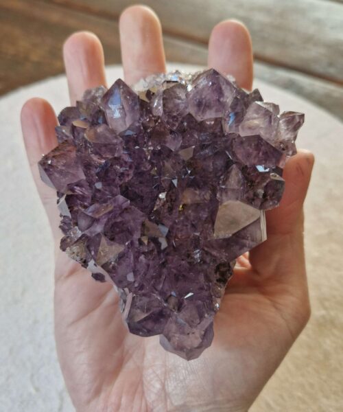 Premium High Grade Amethyst Druzy Cluster Piece 147 - 516g H5.5xW8xD8cm - Image 4