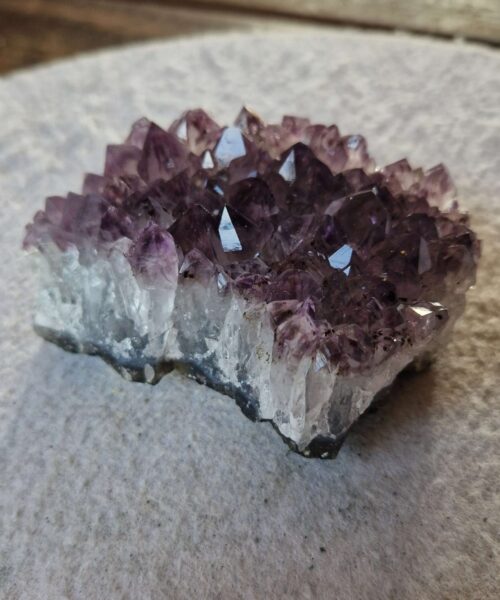 Premium High Grade Amethyst Druzy Cluster Piece 148 - 451g H4.5xW9.5xD8cm - Image 10