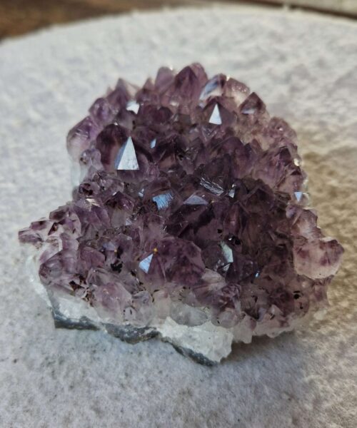 Premium High Grade Amethyst Druzy Cluster Piece 148 - 451g H4.5xW9.5xD8cm - Image 6