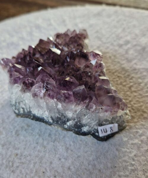 Premium High Grade Amethyst Druzy Cluster Piece 148 - 451g H4.5xW9.5xD8cm - Image 5