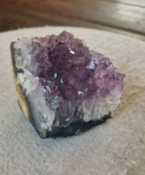 Premium High Grade Amethyst Druzy Cluster Piece 154 - 584g H6.5xW8.5xD7cm - Image 10