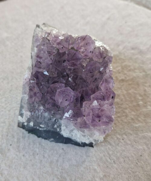 Premium High Grade Amethyst Druzy Cluster Piece 154 - 584g H6.5xW8.5xD7cm - Image 9