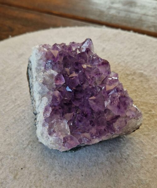 Large Premium High Grade Amethyst Raw Druzy Cluster Piece 169 - 758g H6.5xW10xD8cm - Image 10