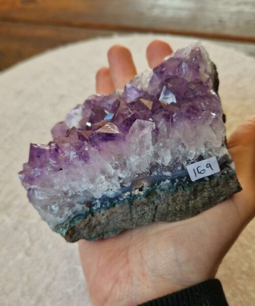 Large Premium High Grade Amethyst Raw Druzy Cluster Piece 169 - 758g H6.5xW10xD8cm - Image 4