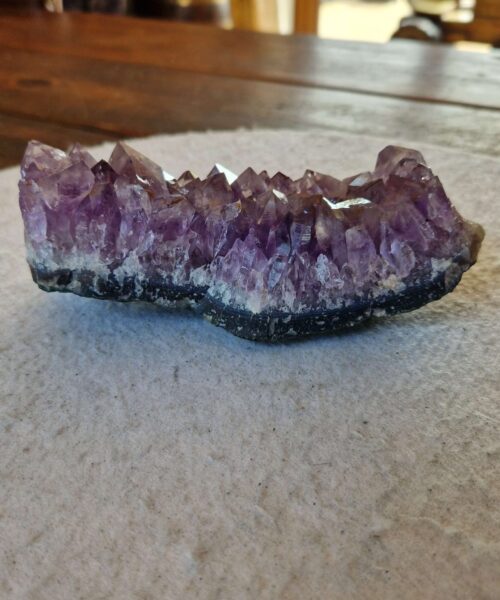 Large Premium High Grade Amethyst Raw Druzy Cluster Piece 172 - 695g H5.5xW15.5xD5.5cm - Image 10