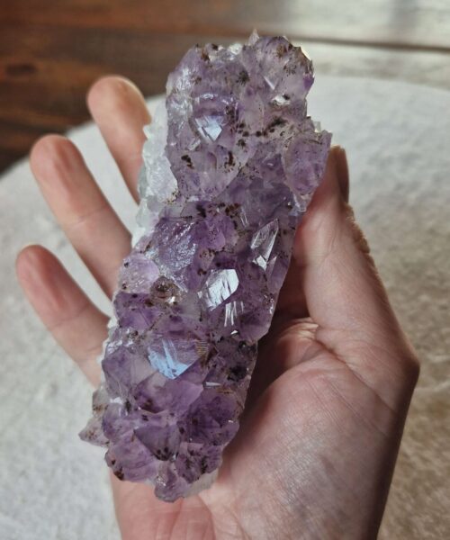 Premium High Grade Amethyst Druzy Cluster Piece 156 - 425g H5xW11xD4.5cm - Image 6