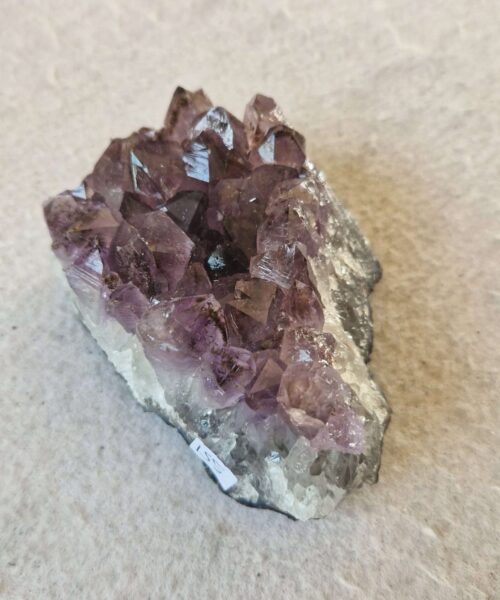 Premium High Grade Amethyst Druzy Cluster Piece 155 513g H4.5xW10.5xD8cm - Image 3
